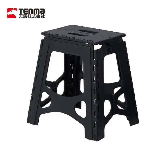 【TENMA 天馬】快收耐固便攜式防滑摺疊/摺合椅-高39CM-多色可選(摺疊椅/浴室椅/折疊椅)