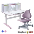 【SingBee 欣美】寬115cm 兒童桌椅組SBD-504&BC115+139S椅(書桌椅 兒童桌椅 兒童書桌椅)
