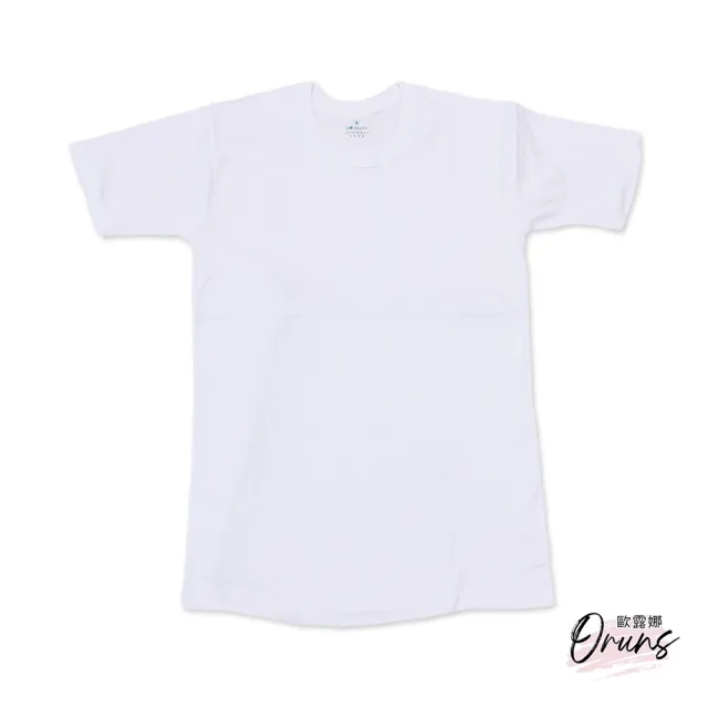 【Oluna 歐露娜】三福彈性大人汗衫 S/M/L號 素面白短袖 衛生衣 居家服 羅紋短袖 彈性短袖