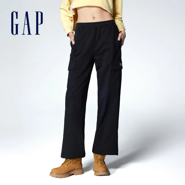 GAP 男裝 Logo純棉帽T-深灰色(837458)優惠推