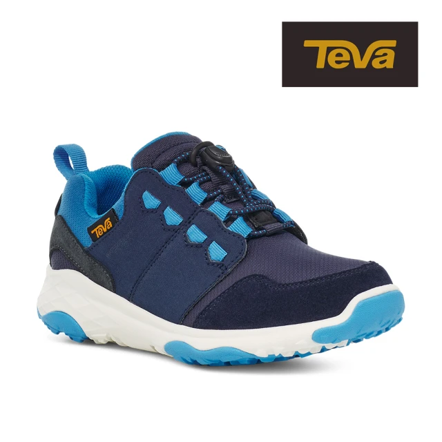 TEVA 中大童健行鞋 防潑水運動鞋/登山鞋/童鞋 Canyonview RP 原廠(靛藍/馬里布藍-TV1139270CMIMB)