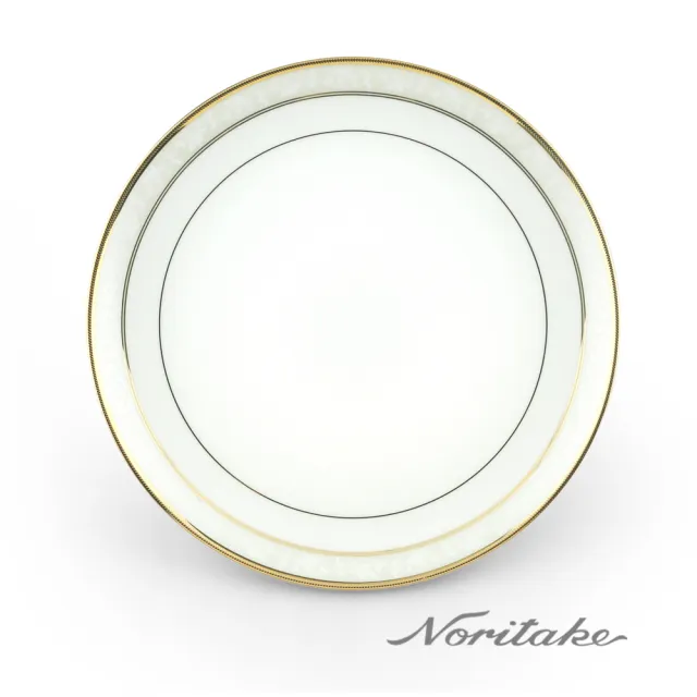 【NORITAKE】花舞春風金邊淺圓盤(金-27cm)