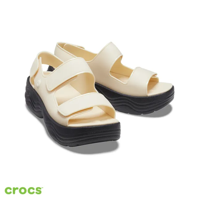 【Crocs】女鞋 天際女士涼拖(208183-1LG)