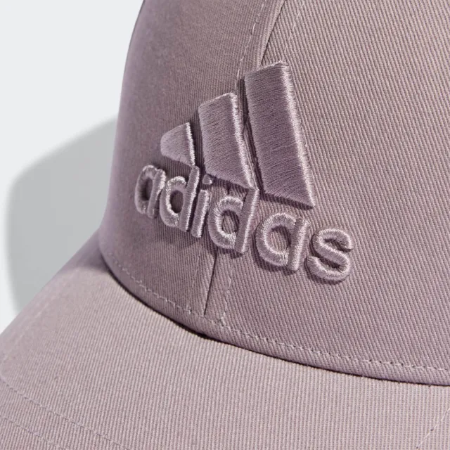 【adidas 愛迪達】帽子 棒球帽 運動帽 遮陽帽 BBALL CAP TONAL 粉紫 IR7903