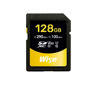 【Wise 裕拓】128GB SDXC UHS-II V60 高速記憶卡(公司貨)