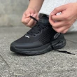 【PONY】POKA 減震輕量慢跑鞋 中性款-女鞋 男鞋-暗碳黑(專業運動穿搭)