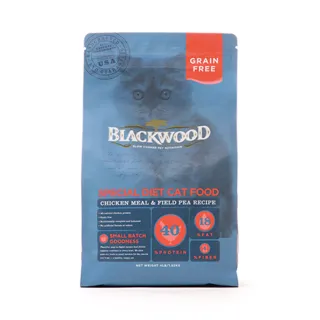 【BLACKWOOD 柏萊富】特調無穀全齡貓配方-雞肉+豌豆(13.23lb/6kg)