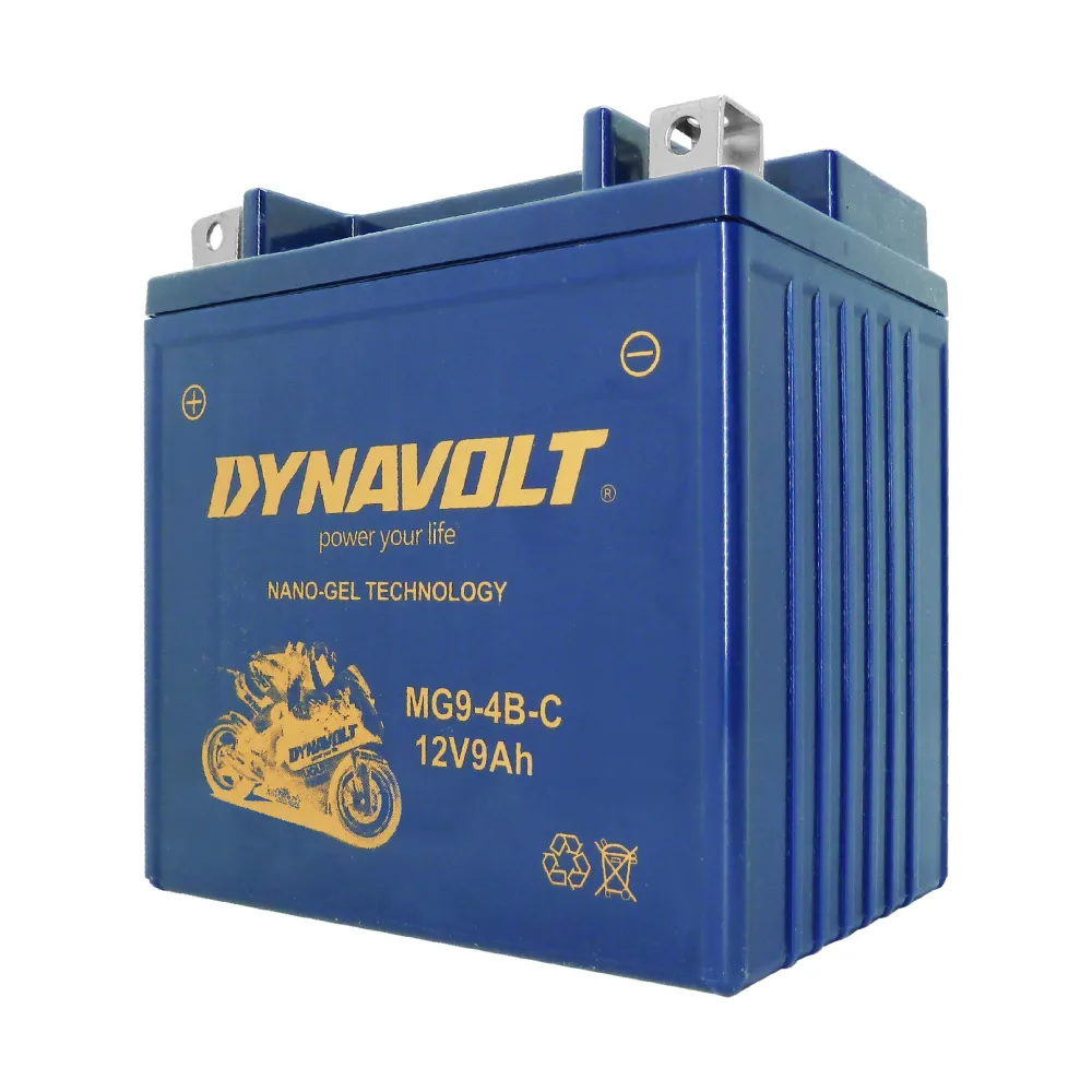 【Dynavolt 藍騎士】DYNAVOLT-MG9-4B-C(等同YUASA湯淺12N9-4B-2與YB-9-B重機機車專用電池)