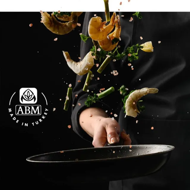 【ABM】Celik系列 中式不鏽鋼炒鍋 32cm(底部導額導熱快 中華炒鍋)