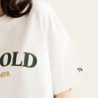 【Arnold Palmer 雨傘】女裝-Logo純棉厚磅短袖上衣(白色)