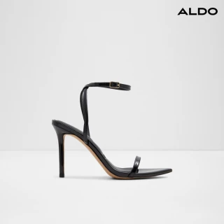 【ALDO】TULIPA-時尚完美繞踝細跟高跟涼鞋-女鞋(黑色)