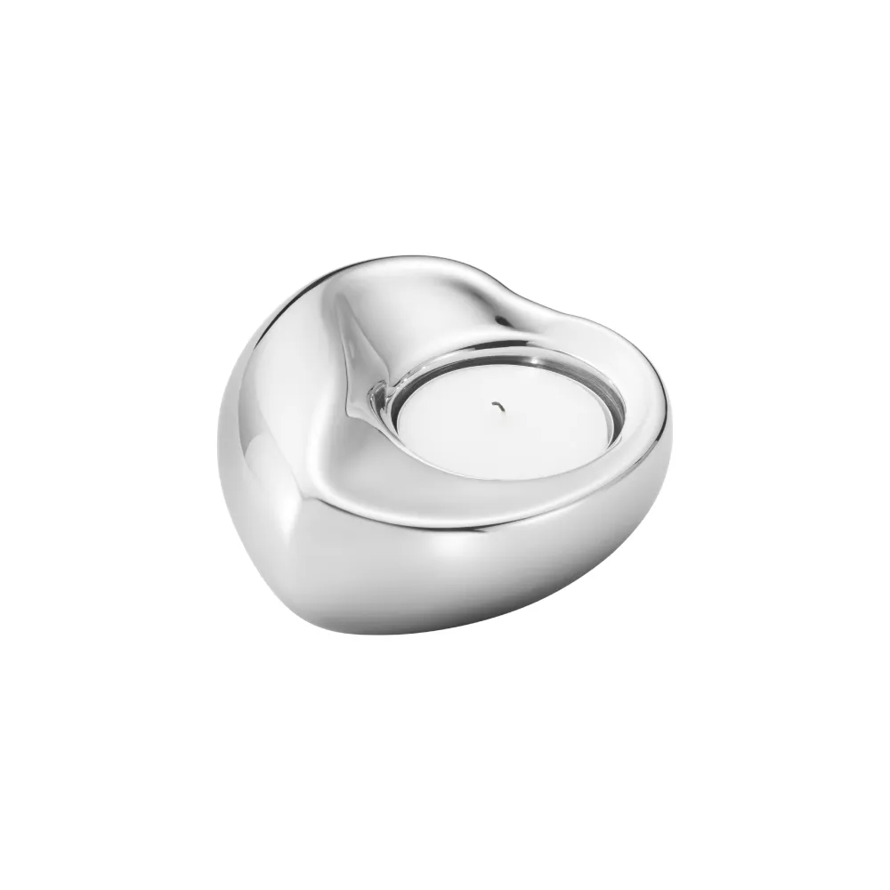 【Georg Jensen 喬治傑生】HEART 蠟燭台(不鏽鋼)