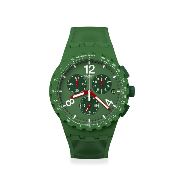 SWATCH Swatch Chrono 原創系列手錶 PRIMARILY GREEN 男錶 女錶 手錶 瑞士錶 錶(42mm)