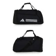 【adidas 愛迪達】大型旅行袋-側背包 裝備袋 手提包 肩背包 愛迪達 黑白(IP9863)