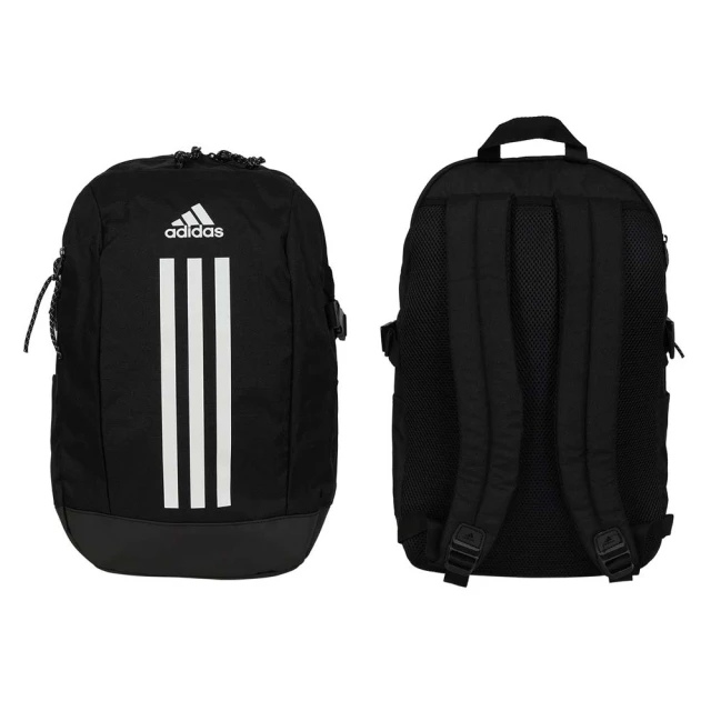 adidas 愛迪達 大型後背包-雙肩包 肩背包 旅行包 愛迪達 黑白(IP9774)