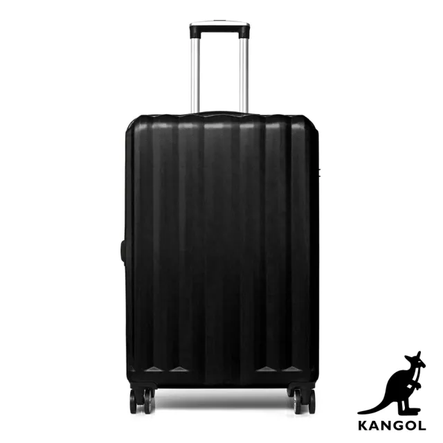 【KANGOL】英國袋鼠海岸線系列ABS硬殼拉鍊24吋行李箱 - 多色可選