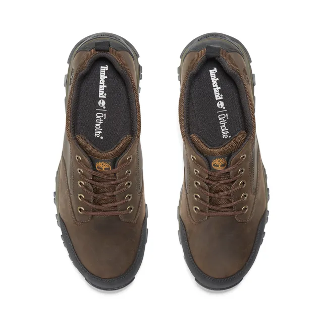 【Timberland】男款棕色防水低筒健行鞋(A11MO214)