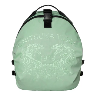 【Onitsuka Tiger】鬼塚虎-淺綠色雙虎刺繡後背包(3183A936-300)