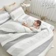 【BUHO布歐】買一送一 台灣製 100%純棉床包枕套組-多款任選(單/雙/加大)