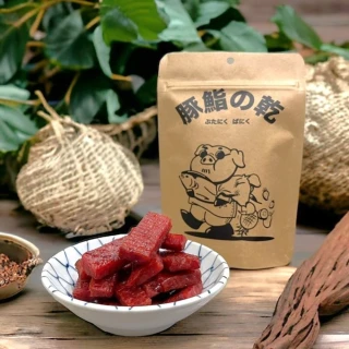 【豬大叔】豚魚肉乾100g±10g-蜜汁/蒜味/泰式檸檬(肉干百大伴手禮 長輩送禮 肉乾禮盒 嘴饞辦公室零食)