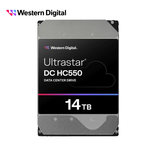 WD 威騰 Ultrastar DC HC550 14TB 3.5吋企業級硬碟(0F38581)