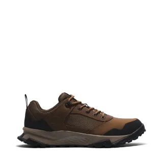【Timberland】男款深棕色皮革休閒鞋(A5QFB968)
