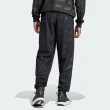 【adidas 愛迪達】BL PNT2 Q4 男 長褲 運動 休閒 滿版印花 刷毛 保暖 舒適 黑(HY1280)