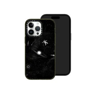 【Casetify】iPhone 14 Pro Max 耐衝擊透黑-飛越宇宙(支援無線充電)