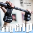 【HARBINGER】重訓拉力帶/抓舉助力帶 #1202 黑色(Lifting Grip)