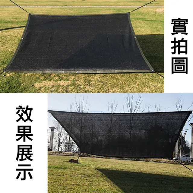 【WOLF WALKERS】1X2米-12針加密加厚遮陽網(包邊防曬網 遮陽布 黑網 大棚養殖農用 1x2米)