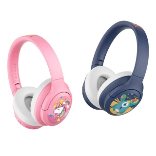 【英國BAMiNi】Space 兒童專用旗艦款耳罩式主動降噪藍牙耳機(禮盒包裝 - 內附耳機收納包)