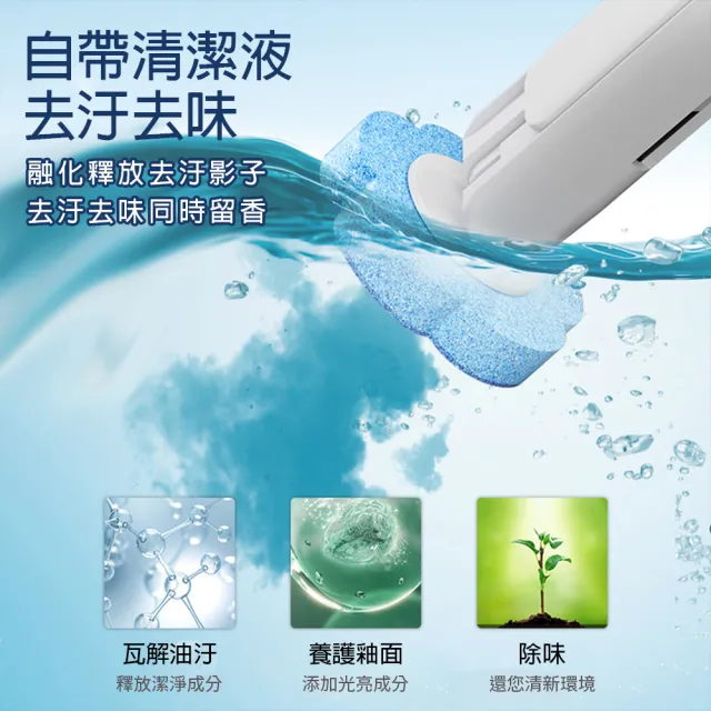 【CITY STAR】一次性無死角清潔馬桶刷2入+36枚刷頭(廁所清潔套裝/可拋棄馬桶刷)