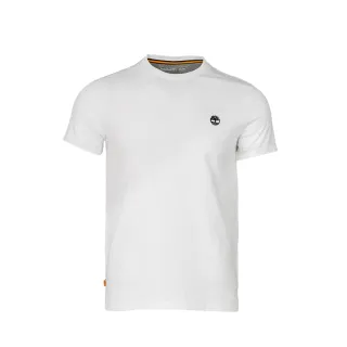 【Timberland】男款白色短袖T恤(A2EKJ100)