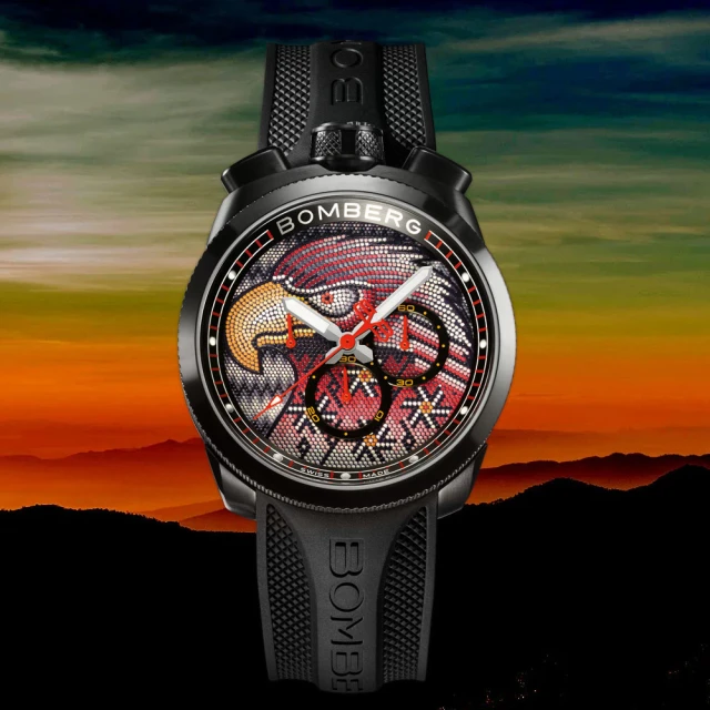 BOMBERG 炸彈錶 BOLT-68 雄鷹石英手錶-45mm 99狂買節(BS45CHPBA.EGP-2.3)