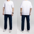 【Last Taiwan Jeans】四季舒適 彈力中直筒牛仔褲(簡約雙色)