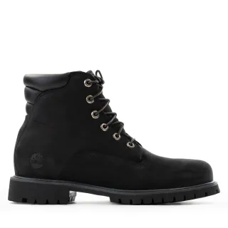 【Timberland】男款黑色防水六吋靴(6939R001)