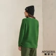 【MYSHEROS 蜜雪兒】羊毛造型毛衣 前短後長設計(綠)