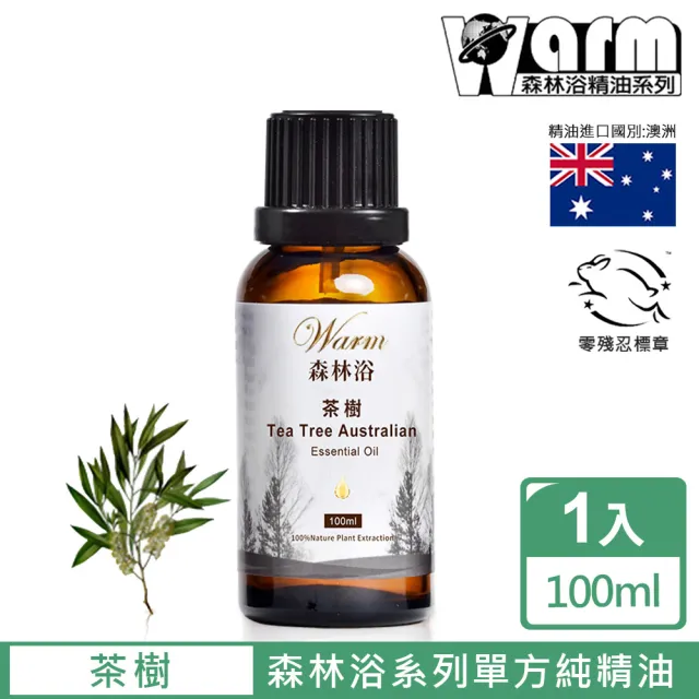 【Warm】森林浴系列單方純精油100ml(茶樹)