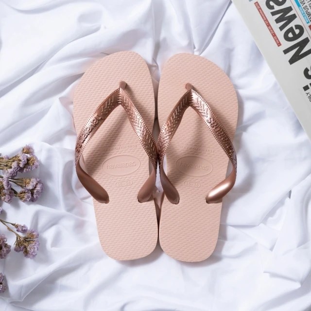 havaianas 哈瓦仕 TOP 粉色(拖鞋 女款 夾腳拖 巴西 夏日必備 海灘拖 哈瓦仕)