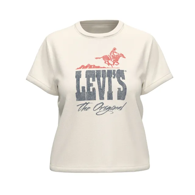 【LEVIS 官方旗艦】女款 短袖Tee恤 / 美式圖案 熱賣單品 A2226-0075