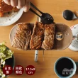 【好玩旅物】2入_日本製職人手作露營居家兩用波紋陶煎盤(戶外露營野炊陶烤盤 烤肉盤 燒烤盤)