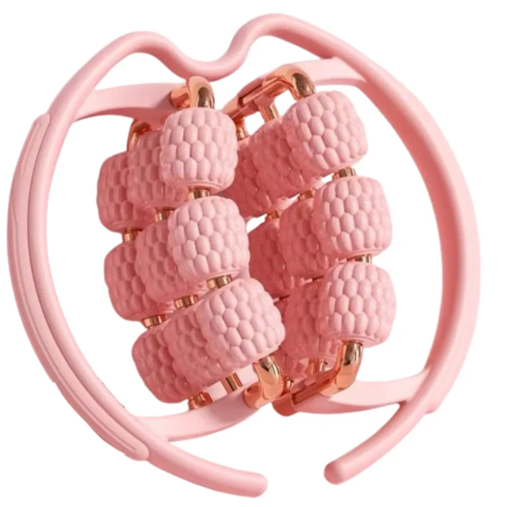 Michael Fitness 麥克健身】18輪全包覆按摩小腿按摩器夾腿按摩器(瘦腿肌肉按摩器穴位按摩按摩滾輪) - momo購物網-  好評推薦-2026年1月