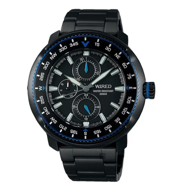 【WIRED】官方授權 W1 時尚潛水腕錶-錶徑44mm(AY8036X1)