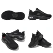 【SKECHERS】休閒鞋 Skech-Air Ventura SR 男鞋 黑 氣墊 避震 套入式 厚底 全黑 工作鞋(200220-BLK)