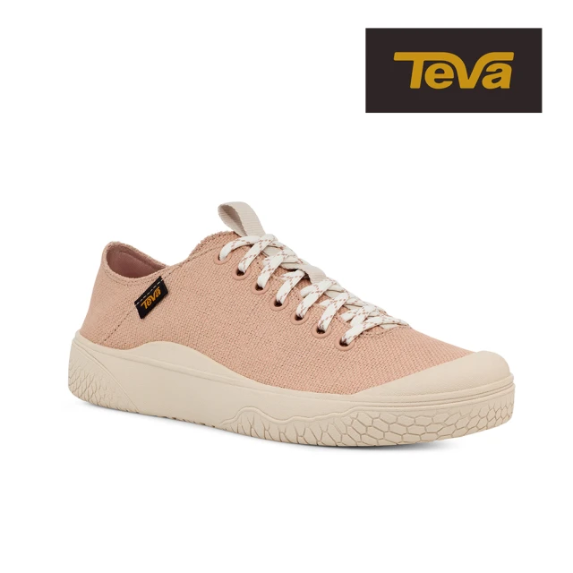 TEVA 女帆布鞋 戶外兩穿式懶人鞋/休閒鞋/帆布鞋 後腳跟可踩 Terra Canyon 原廠(楓糖色-TV1134369MSR)