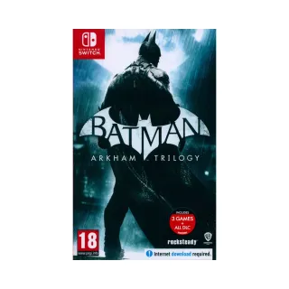 【Nintendo 任天堂】NS SWITCH  蝙蝠俠：阿卡漢三部曲 Batman：Arkham Trilogy(英日文歐版)