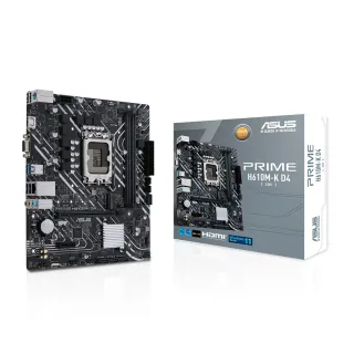 【ASUS 華碩】PRIME H610M-K D4-CSM 主機板+KIOXIA Exceria G2 1TB M.2 SSD(M+S 組合包)