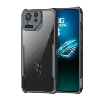 【XUNDD 訊迪】ASUS ROG Phone 8 軍事防摔 鏡頭全包覆 清透保護手機殼-夜幕黑