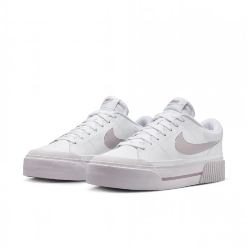 NIKE 耐吉】休閒鞋女鞋運動鞋WMNS COURT LEGACY LIFT 白紫DM7590-105