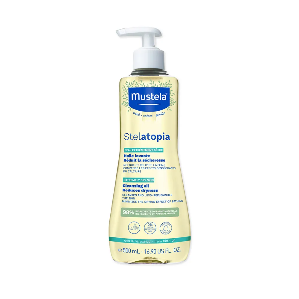 【Mustela 慕之恬廊】舒恬良 舒緩沐浴油500ml(醫師好辣節目推薦 乾肌沐浴 抗乾癢 保水補油)